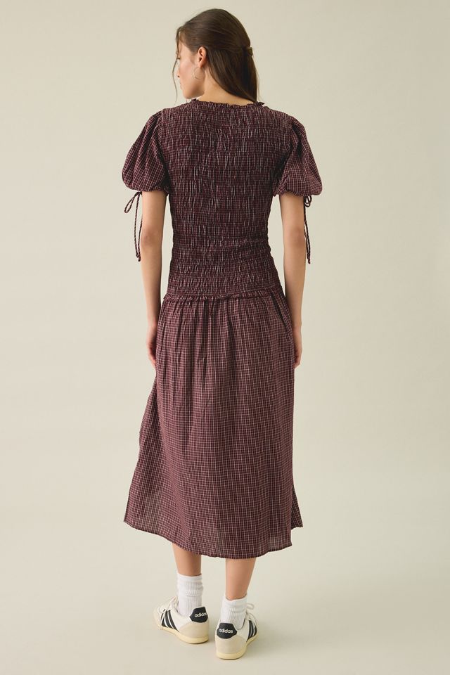 Kiss The Sky Hope Shirred Short Sleeve Maxi Dress #3