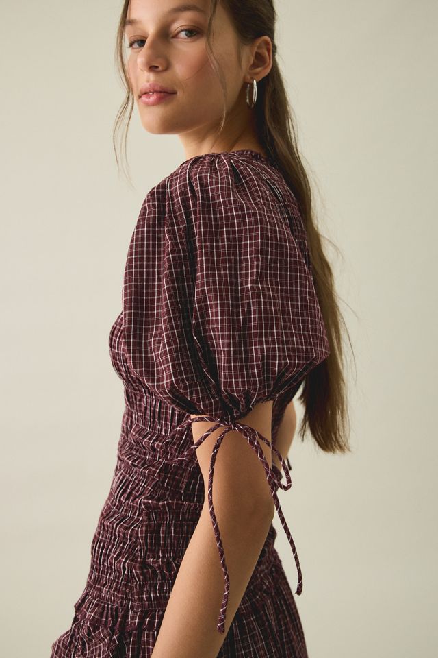Kiss The Sky Hope Shirred Short Sleeve Maxi Dress #5