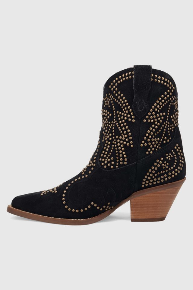 Dingo Seein' Stars Studded Suede Cowboy Bootie #2