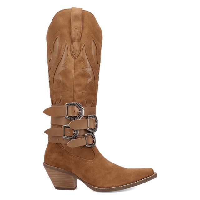 Dingo Buck Wild Suede Leather Cowboy Boot #1