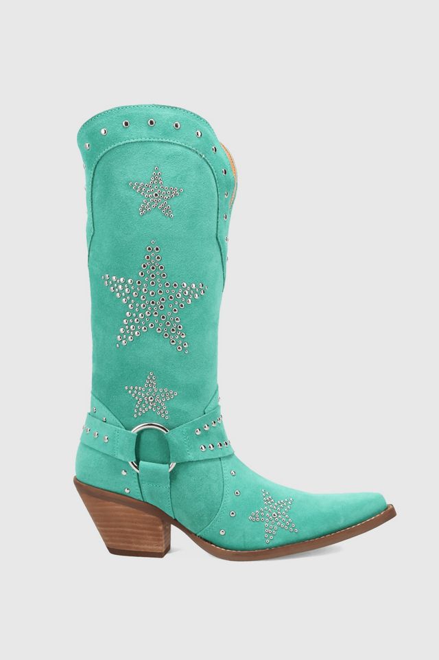 Dingo Lucky Stars Suede Leather Cowboy Boot #1