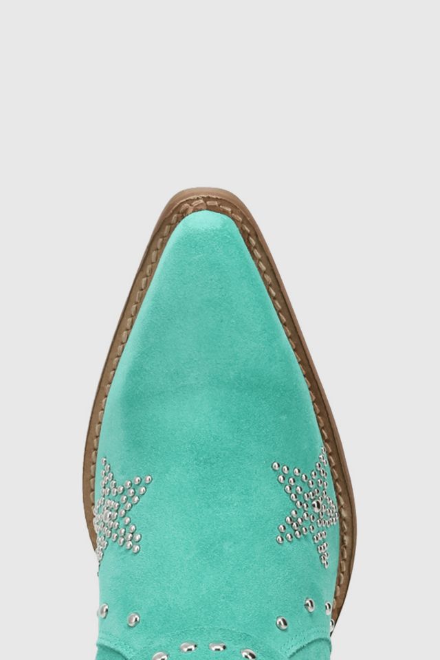 Dingo Lucky Stars Suede Leather Cowboy Boot #4