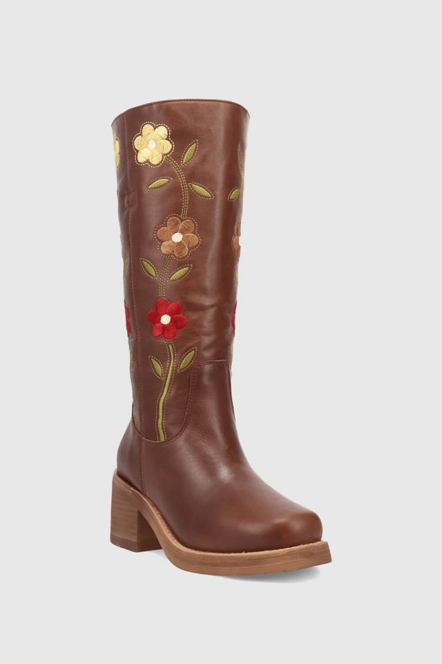 Dingo Bloom Embroidered Leather Boot #2