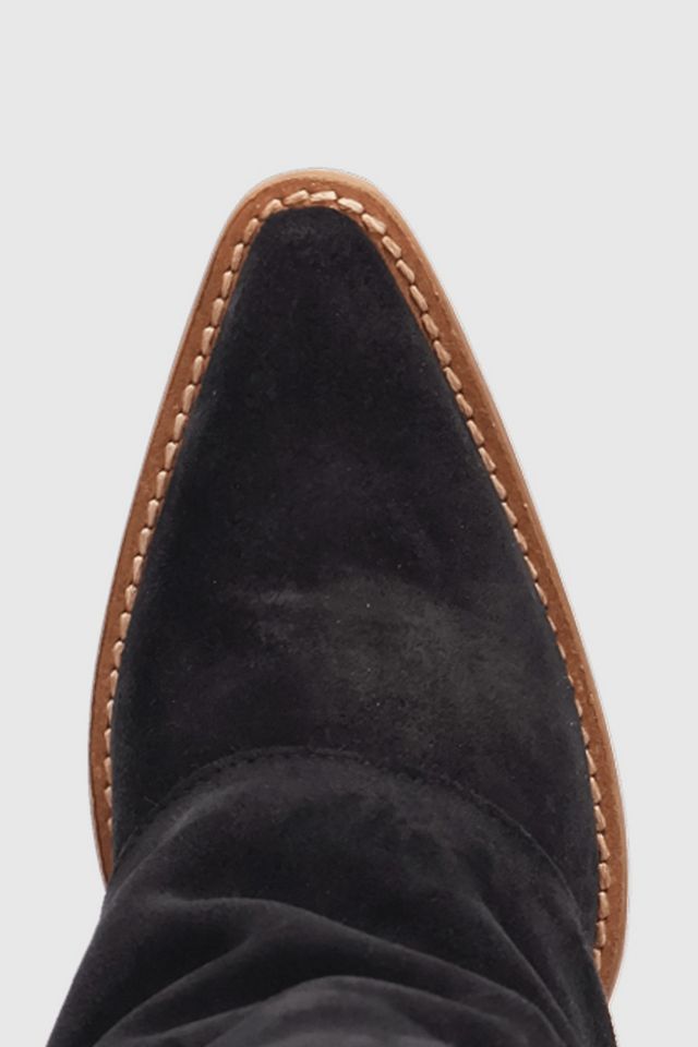 Dingo Buckle Bunny Suede Foldover Cowboy Boot #4