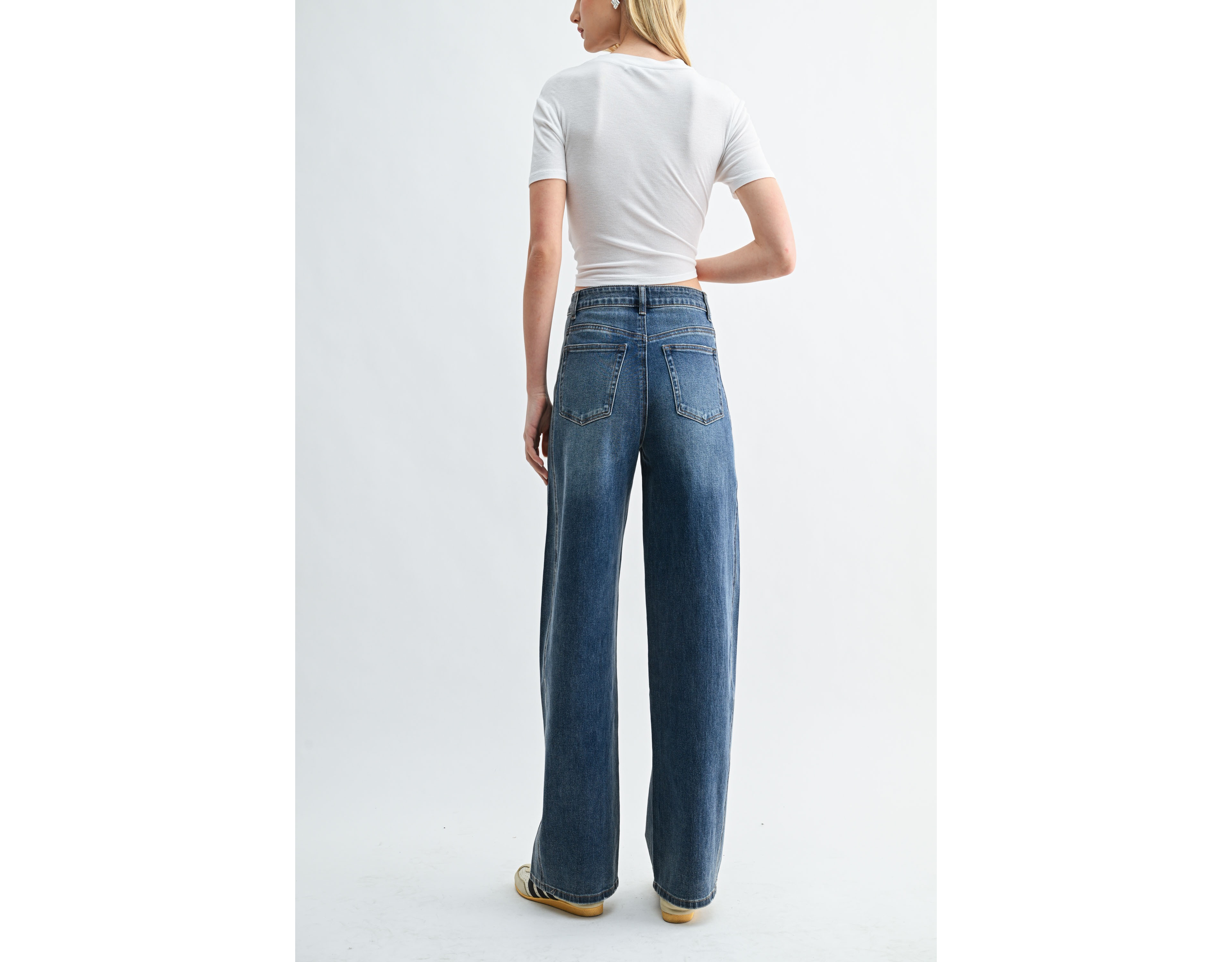 Jemina Denim High Rise Balloon Pant