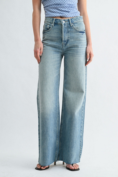 Jemina Denim Beach-to-Bar Wide Leg Jean