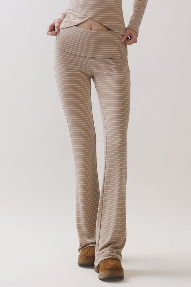 Personal Code Willow Stripe Jersey Flared Pants #1