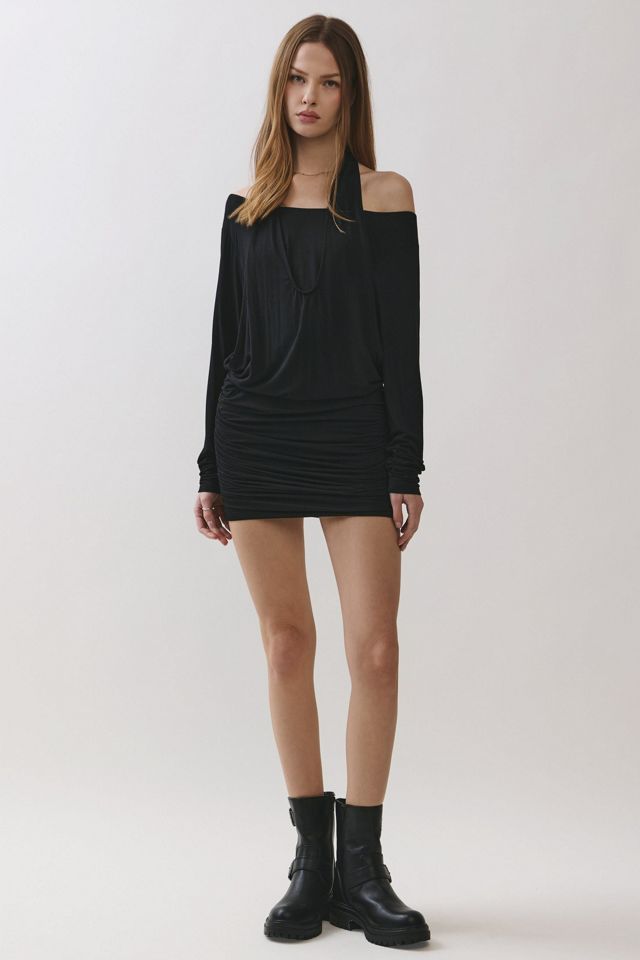 Personal Code Nyx Halter Neckline Layered Mini Dress #1