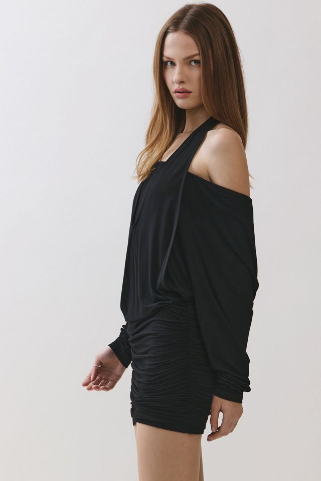 Personal Code Nyx Halter Neckline Layered Mini Dress #2