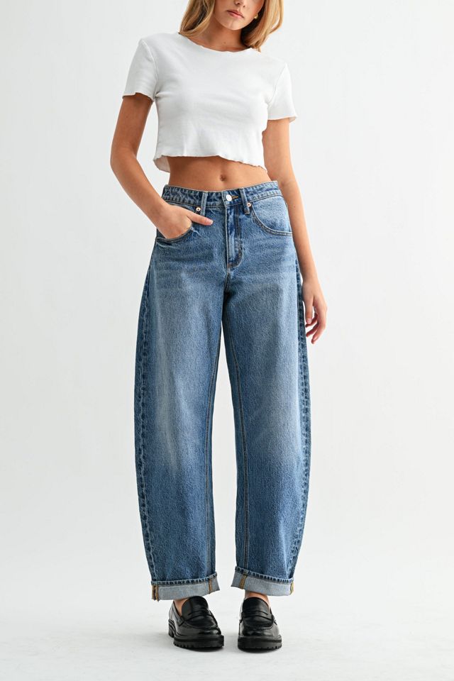 Jemina Denim High Rise Barrel Jean #1