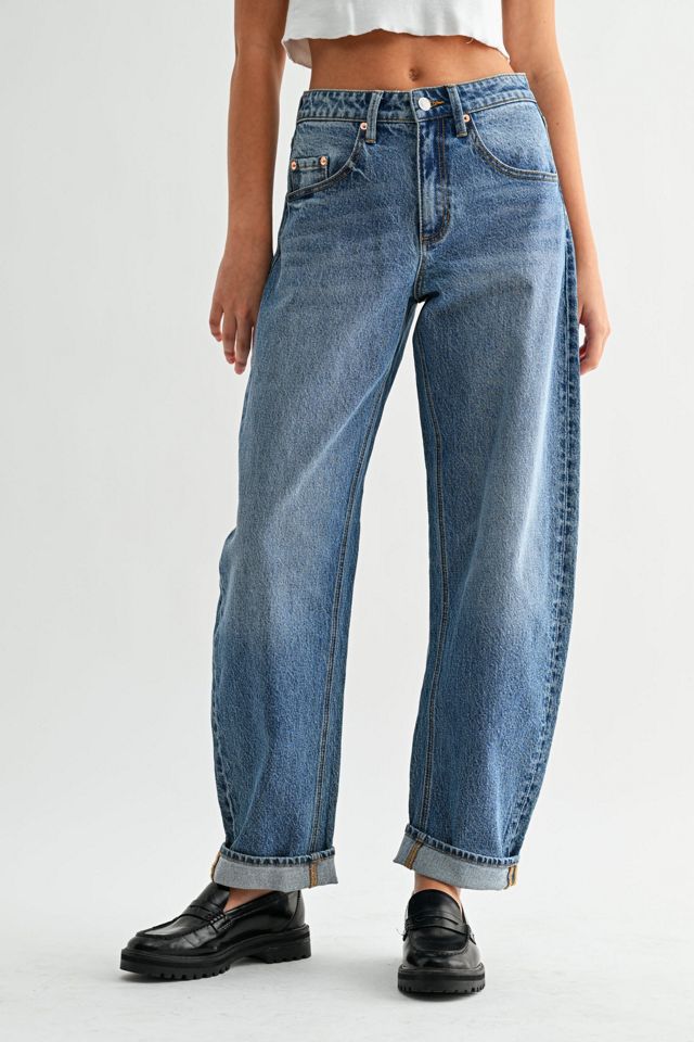 Jemina Denim High Rise Barrel Jean #3