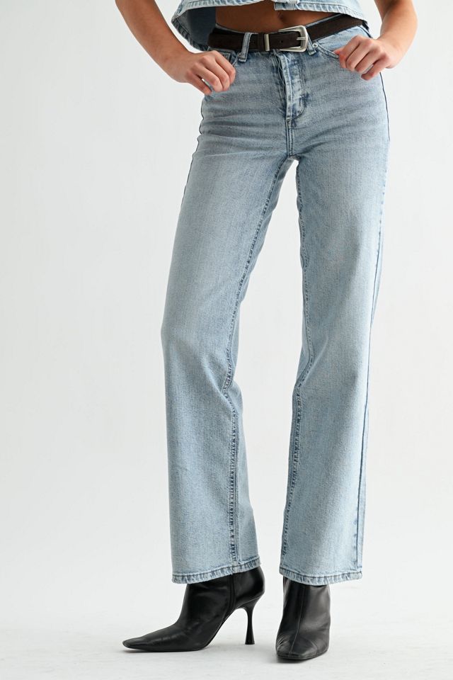 Jemina Denim High Rise Straight Jean #3