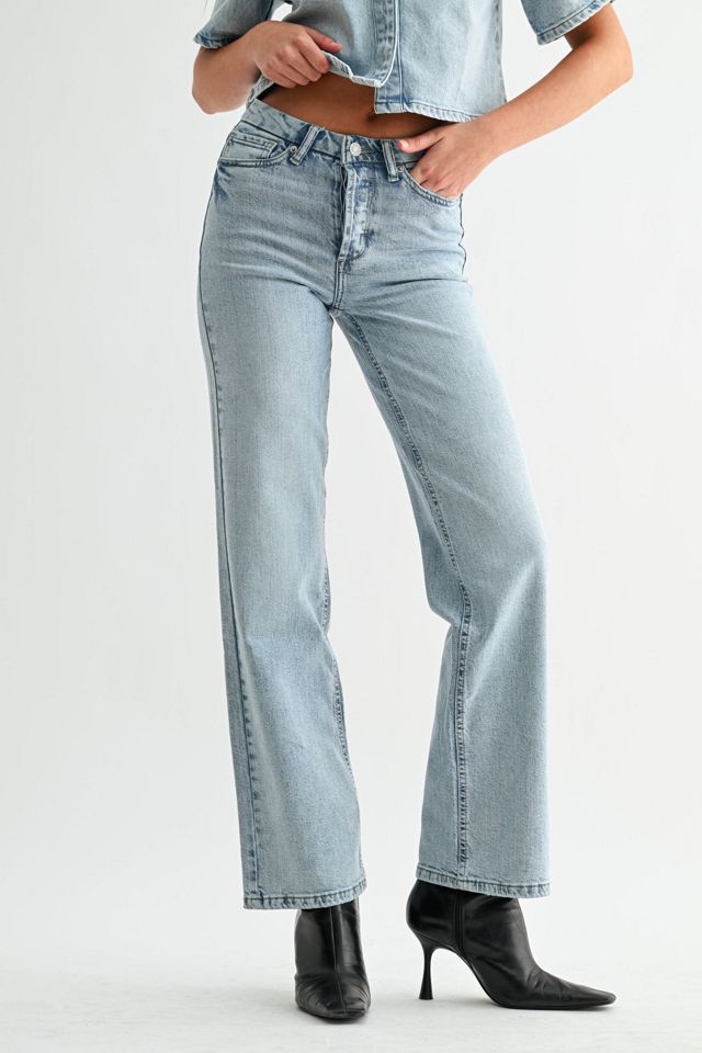 Jemina Denim High Rise Straight Jean #4