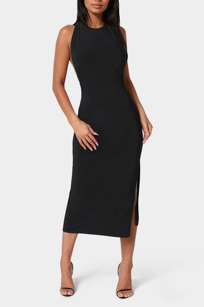 knee length dresses for ladies BDG Urban Outfitters Teega Button Midi Dress – White Chocolate Couture