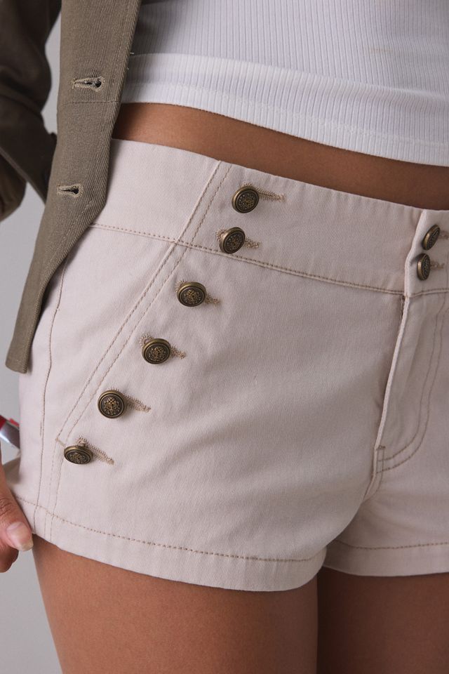 UO Casey Mid-Rise Sailor Mini Shorts #3