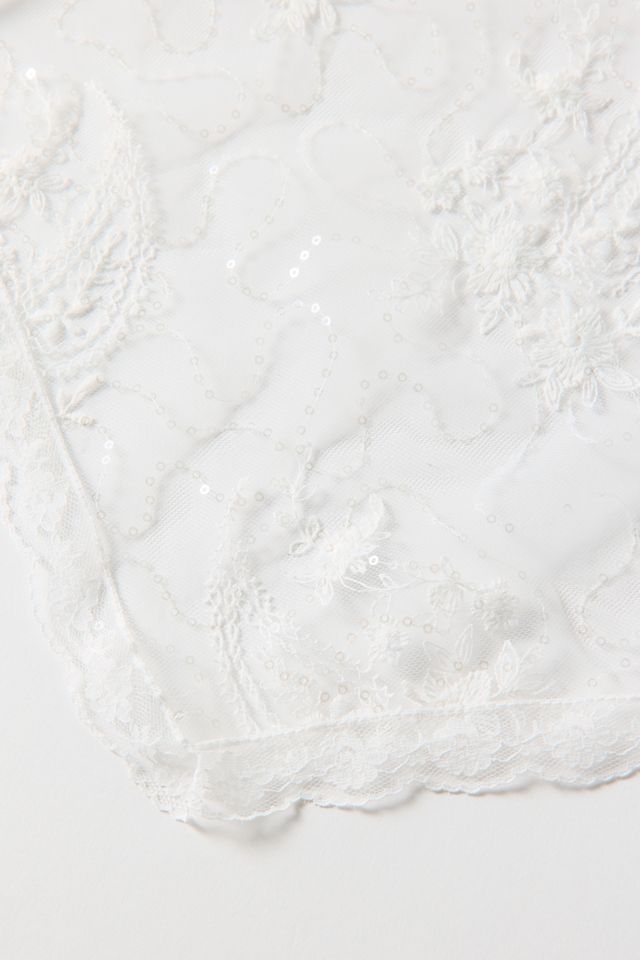 Willow Sequin Lace Headscarf #2