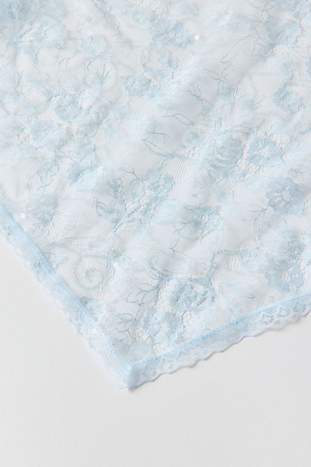Willow Sequin Lace Headscarf #1