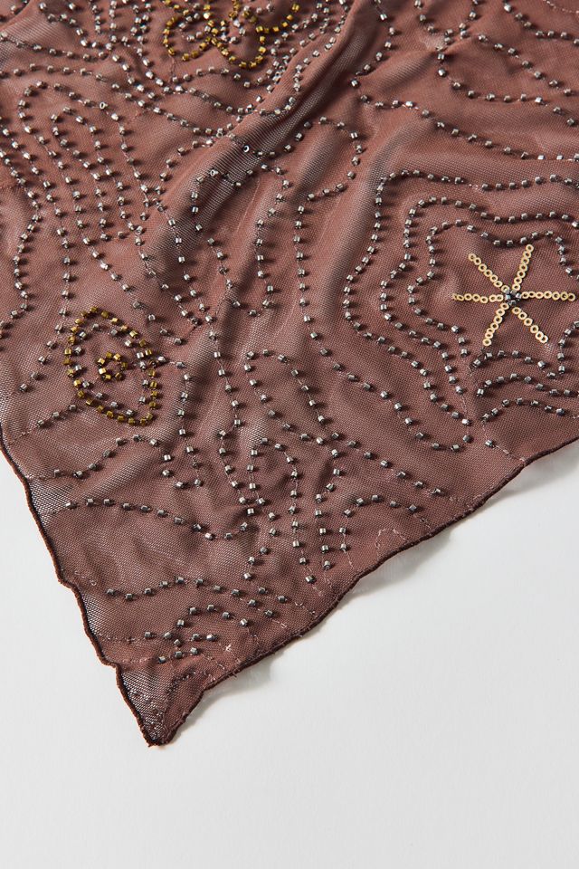 Foulard de tête orné Wanderlust #1