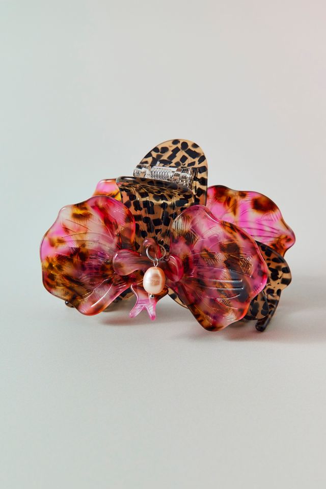 Chunks Orchid Claw Clip | Urban Outfitters display picture 1