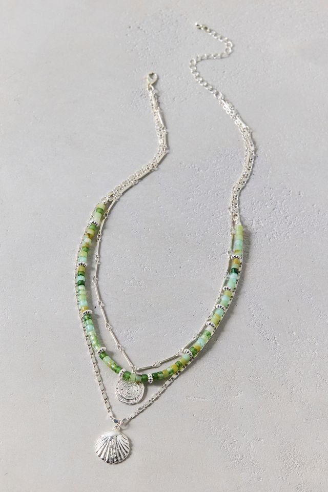 Rio Beaded Triple-Layered Necklace #1