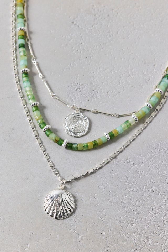 Rio Beaded Triple-Layered Necklace #2