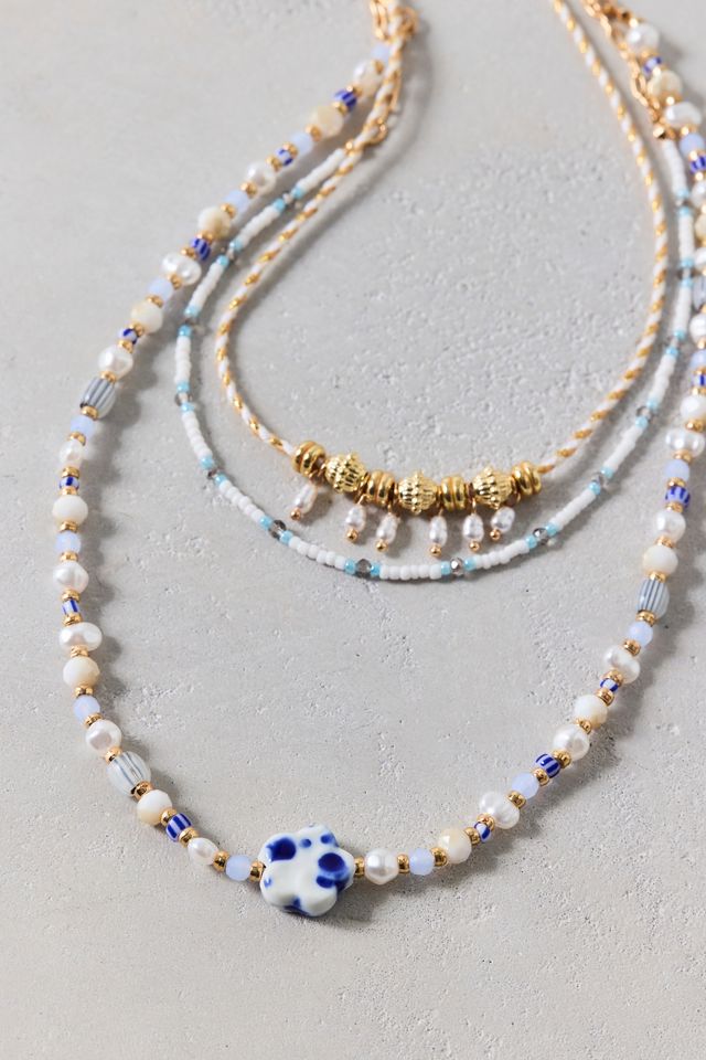Rio Beaded Triple-Layered Necklace #2