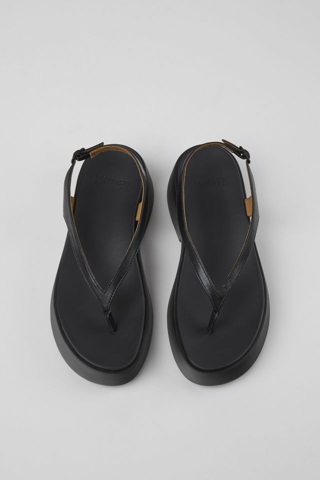 Camper Tasha Leather Thong Platform Sandal #3