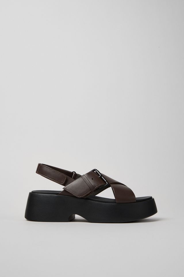 Camper Tasha Leather X-Strap Sandal #1