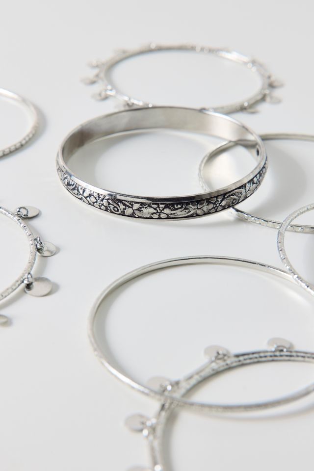 Stacked Boho Bangle Bracelets Set #1