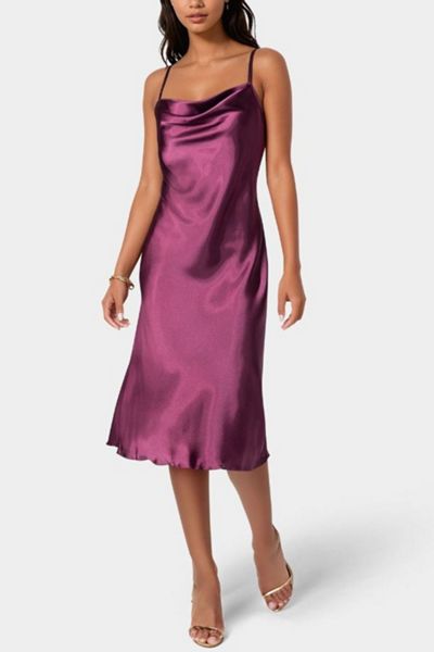 purple dress urban outfitters UO Purple Paisley Mesh Maxi Dress