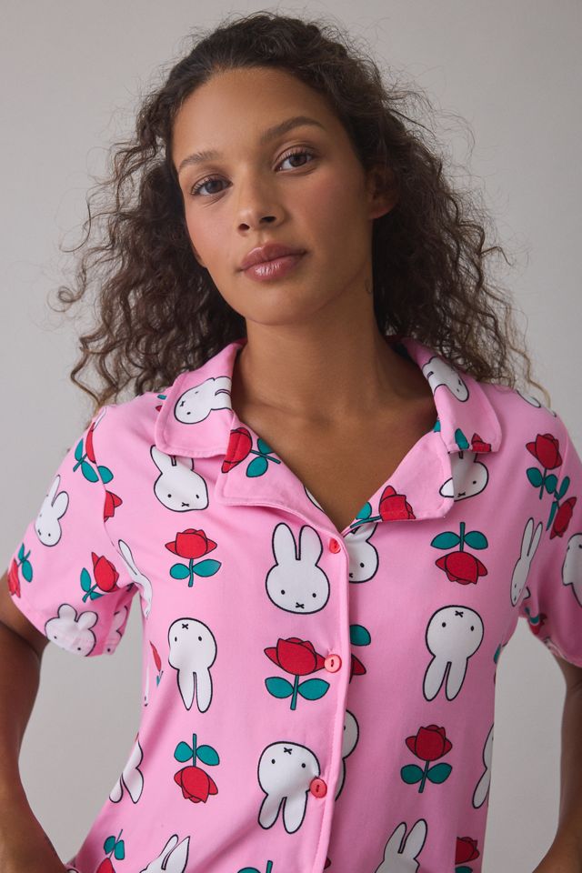 Miffy In Bloom Jersey Knit 2-Piece PJ Set #1