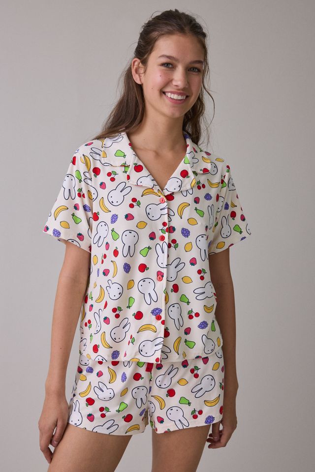 Miffy Fruit Toss Shorts 2-Piece PJ Set #1