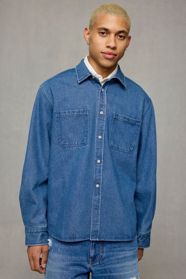 BDG 2-Pocket Denim Work Shirt #1