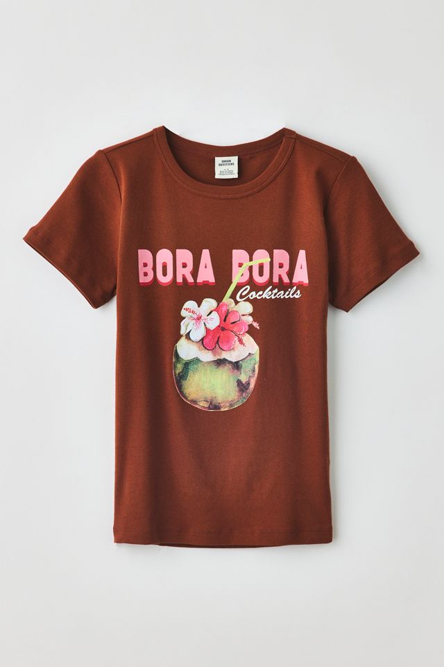 Bora Bora Graphic Cotton Slim Tee #4