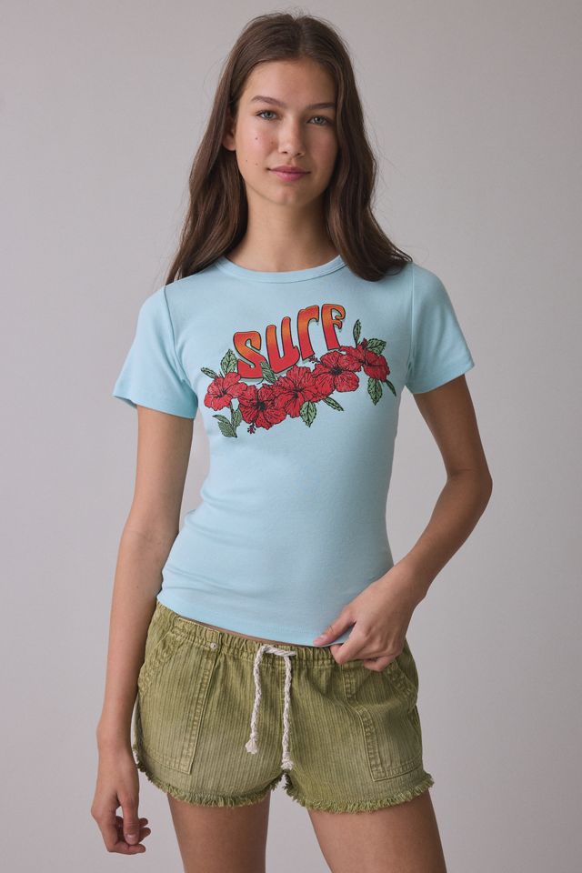 Surf Graphic Cotton Slim Tee #1