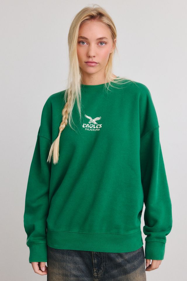 Chandail ras du cou Core Essentials des Eagles de Philadelphie Mitchell & Ness #1
