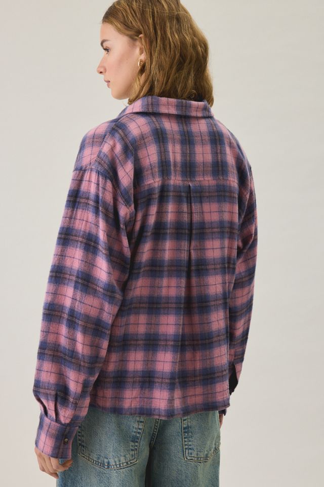BDG Riley Oversized Flannel Button-Down Shirt #2