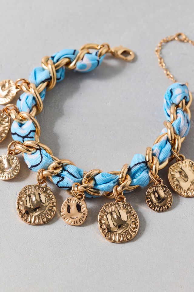 Bracelet à breloques bandana #1