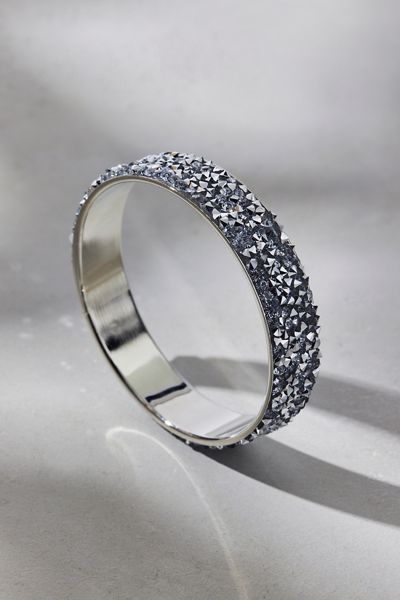 Tectonic Gem Studded Bangle Bracelet