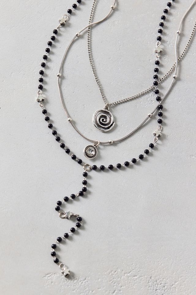 Ensemble de colliers sautoirs longs superposables #2