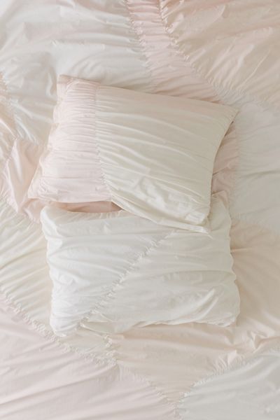 Riley Cinched Snap Closure Cotton Sham Set