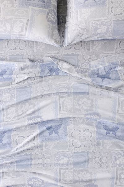 Dottie Lace Printed Soft Tee Jersey Sheet Set