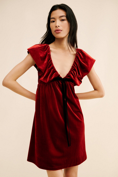 Few Moda Didi Velvet Mini Dress