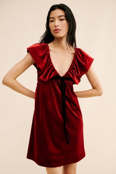 green emerald velvet dress Black Slinky Off Shoulder Drape Mini Dress | Dress main image 0