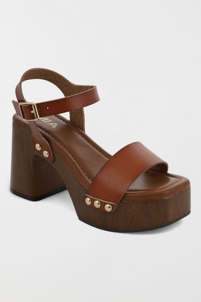 MIA Electrah Wooden Platform Sandal #1