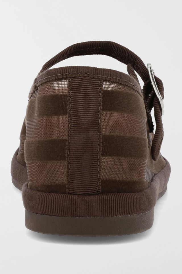 MIA Morocco Striped Mesh Mary Jane Flat #2