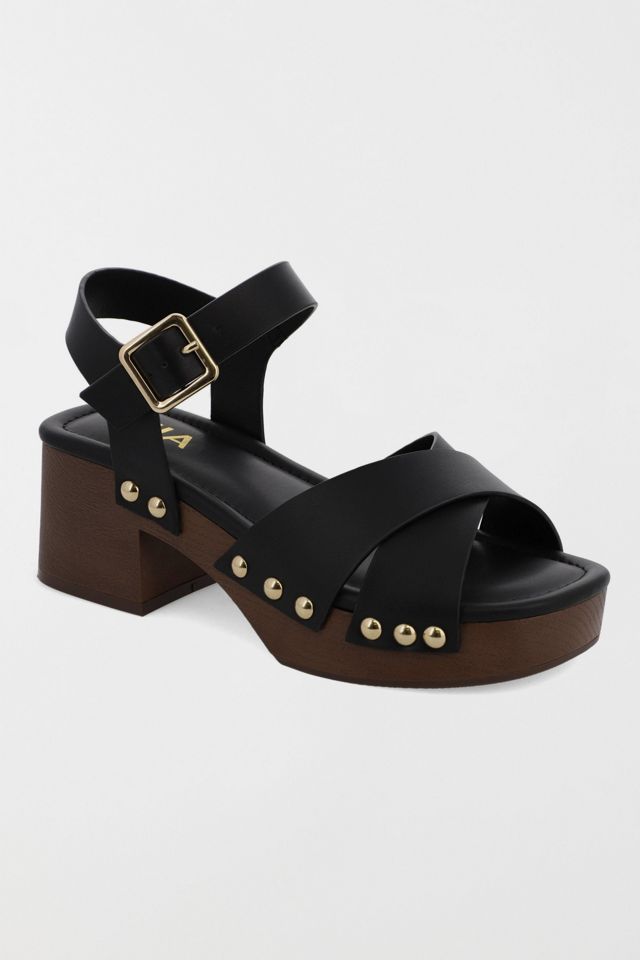 MIA Finna Studded Wooden Platform Sandal #1