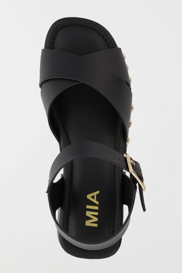 MIA Finna Studded Wooden Platform Sandal #3