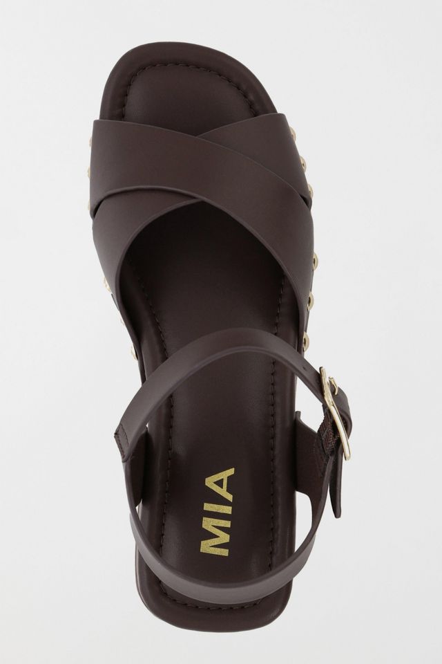 MIA Finna Studded Wooden Platform Sandal #3