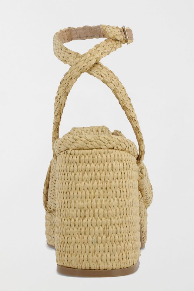MIA Reese Raffia Knotted Platform Sandal #2